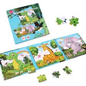 “4 for $20 Mix&Match” Slotic Magnetic Toddler Kids Puzzle Book